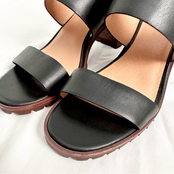 Madewell The Kiera Lugsole Sandal Black 9 - Picture 9 of 15
